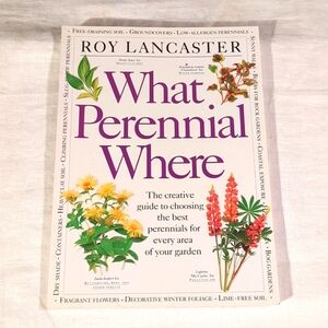 What Perennial Where Plant Book Hardiness Zones Gardening Roy Lancaster Design